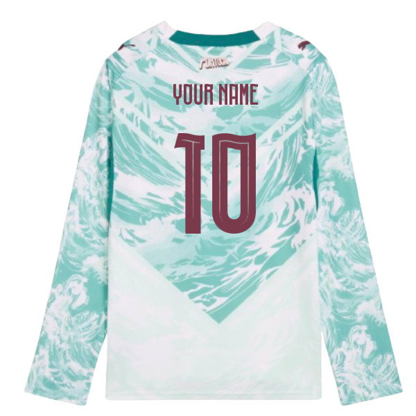 2026-2027 Portugal Long Sleeve Away Shirt (Kids) (Your Name)-SoccerKits Hub | Buy Soccer Jerseys Online